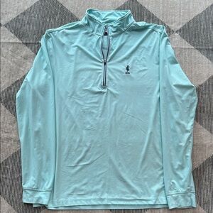 Straight Down Quarter Zip - Green L